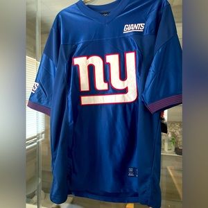 New with tags, NFL team, apparel, blue Giants jersey